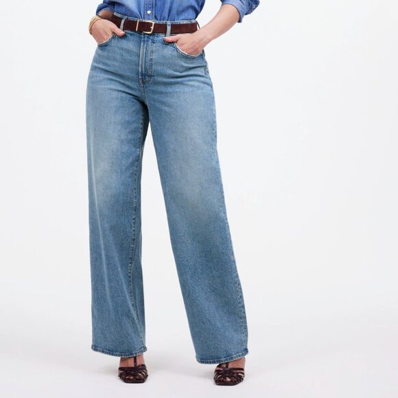 Madewell Denim - Madewell Women's Blue Flare & Wide Leg Jeans